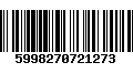 Código de Barras 5998270721273