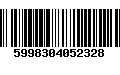 Código de Barras 5998304052328