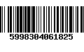 Código de Barras 5998304061825