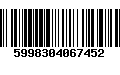 Código de Barras 5998304067452