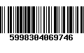 Código de Barras 5998304069746