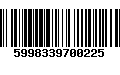 Código de Barras 5998339700225