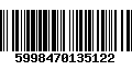 Código de Barras 5998470135122