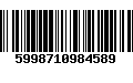 Código de Barras 5998710984589