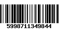 Código de Barras 5998711349844