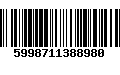 Código de Barras 5998711388980