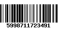 Código de Barras 5998711723491