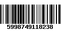 Código de Barras 5998749118238