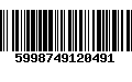 Código de Barras 5998749120491