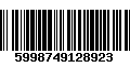 Código de Barras 5998749128923