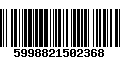 Código de Barras 5998821502368