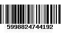 Código de Barras 5998824744192