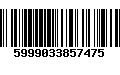 Código de Barras 5999033857475