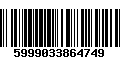 Código de Barras 5999033864749