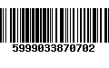 Código de Barras 5999033870702