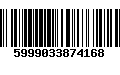 Código de Barras 5999033874168