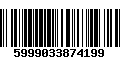 Código de Barras 5999033874199