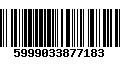 Código de Barras 5999033877183