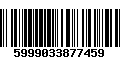 Código de Barras 5999033877459