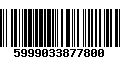 Código de Barras 5999033877800