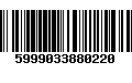 Código de Barras 5999033880220