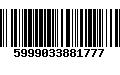 Código de Barras 5999033881777