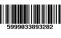 Código de Barras 5999033893282