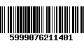 Código de Barras 5999076211401