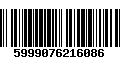 Código de Barras 5999076216086