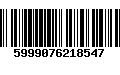 Código de Barras 5999076218547