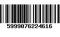 Código de Barras 5999076224616