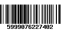 Código de Barras 5999076227402