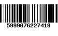 Código de Barras 5999076227419