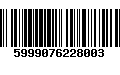 Código de Barras 5999076228003