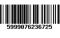 Código de Barras 5999076236725