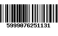 Código de Barras 5999076251131