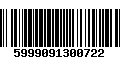 Código de Barras 5999091300722