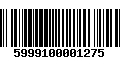 Código de Barras 5999100001275