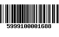 Código de Barras 5999100001688