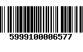 Código de Barras 5999100006577