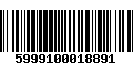 Código de Barras 5999100018891