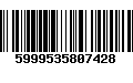 Código de Barras 5999535807428