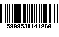 Código de Barras 5999538141260