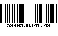 Código de Barras 5999538341349