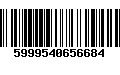 Código de Barras 5999540656684