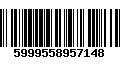 Código de Barras 5999558957148