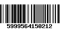 Código de Barras 5999564150212