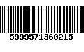 Código de Barras 5999571360215