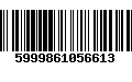 Código de Barras 5999861056613