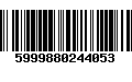 Código de Barras 5999880244053